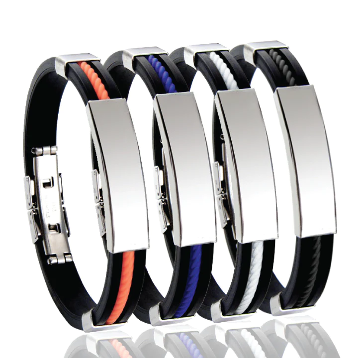 Fivfivgo™ Apus Ion Therapeutisches SugarDown Titan Armband
