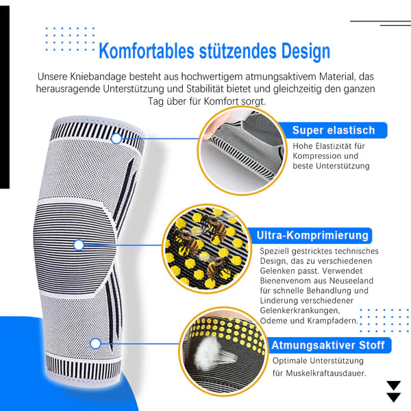 Fivfivgo™ Bienengift Wärme Therapie Knie Wrap Brace