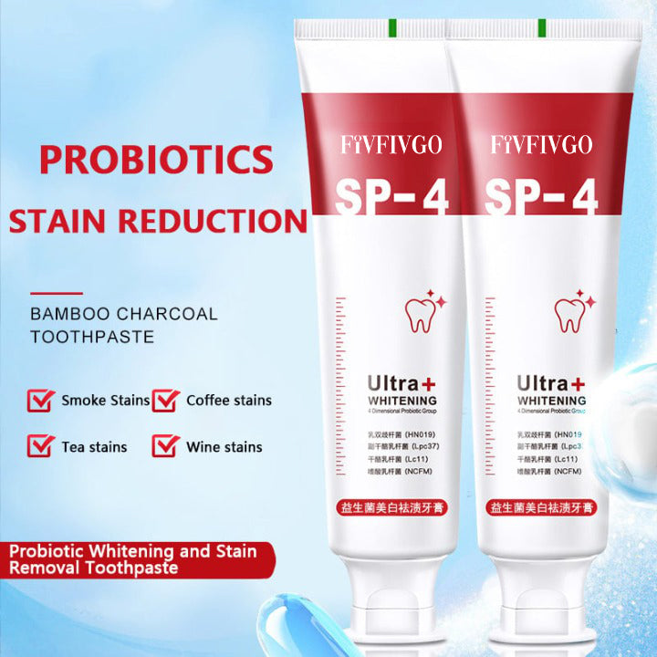 Fivfivgo™ 4TM vitgörande tandkräm med probiotika