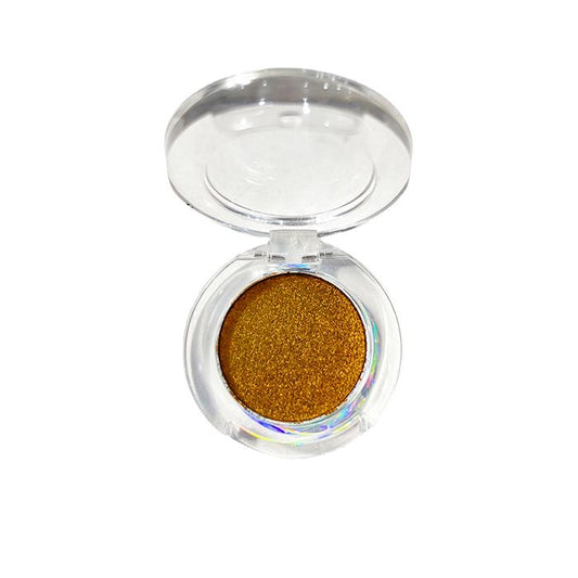 Color Reflect Multichrome Glitter Pressed Eyeshadow Make-up Every Day And Night 01 Gold 1PC 
