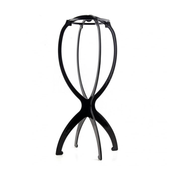 Collapsible Wig Holder Hair Accessories Every Day And Night Black 