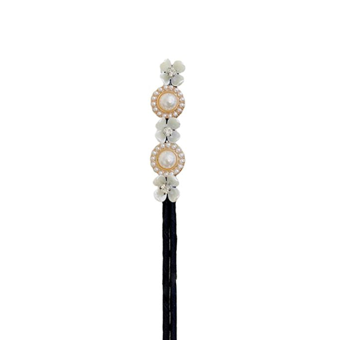 Elegant Easy Pearl Hairbun Maker Hair Styling Tools Every Day And Night Flower Pearl 1pc 