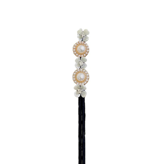 Elegant Easy Pearl Hairbun Maker Hair Styling Tools Every Day And Night Flower Pearl 1pc 
