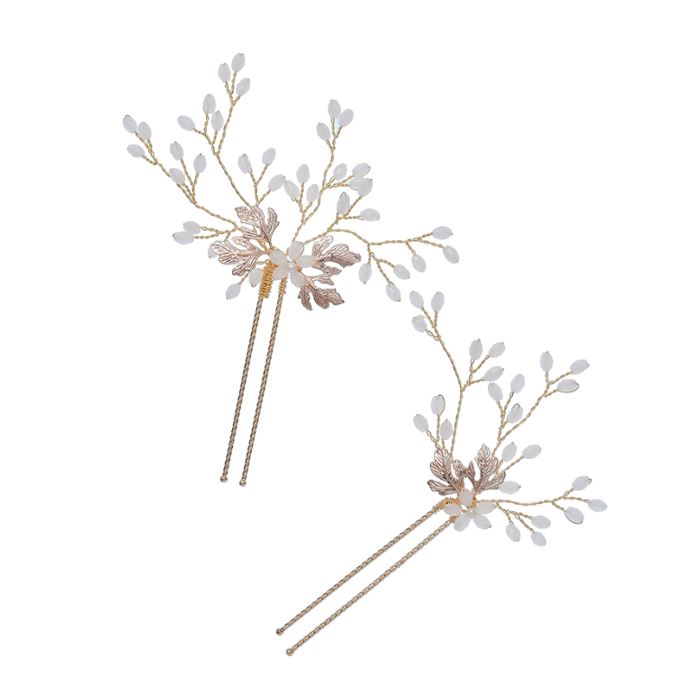 Simple & Elegant Handmade Bridal Hair Comb Hair Styling Tools Every Day And Night 