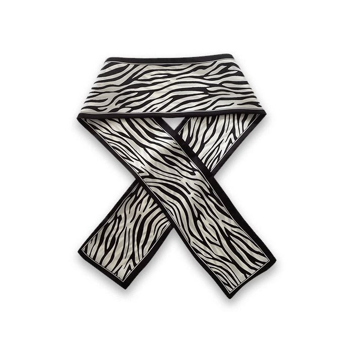 Head Silk Scarfs Scarves & Shawls Every Day And Night Zebra Pattern 
