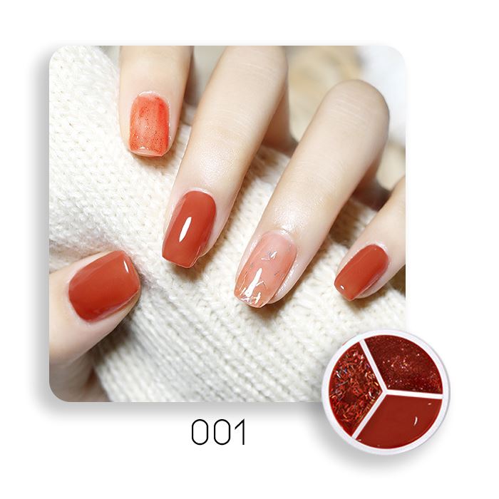 3-in-1 Cream-like Nail Gel Nail Every Day And Night 