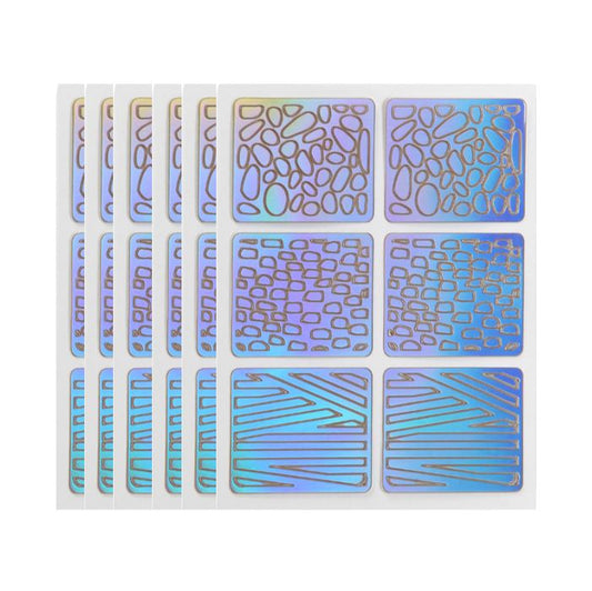 Hollow Nail Art Sticker Nail Every Day And Night 