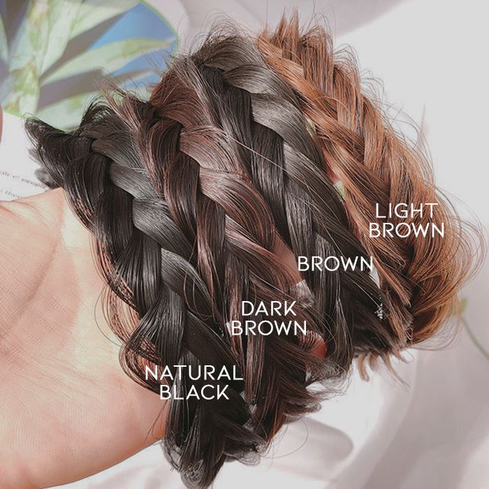 Casual Braided Natural-looking Hairband Hair Styling Tools Every Day And Night 