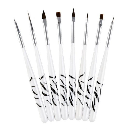Nail Art Pen Beginner 8 pcs Set Nail Every Day And Night 