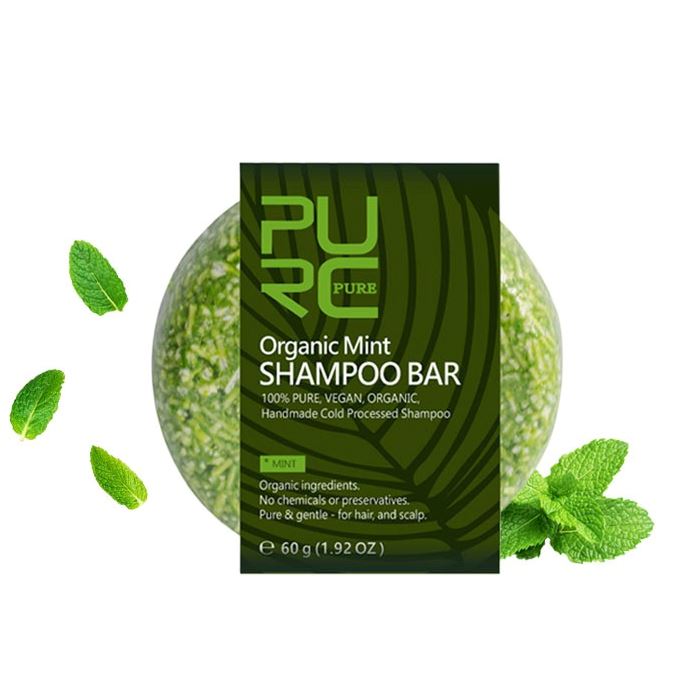 Herbal Essential Oil Infused Shampoo Bar (Mint) Hair Styling Tools Every Day And Night 