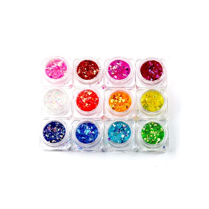SuperSpark Nail Glitter Set Nail Every Day And Night DBTZ-01 
