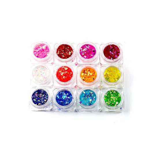 SuperSpark Nail Glitter Set Nail Every Day And Night DBTZ-01 