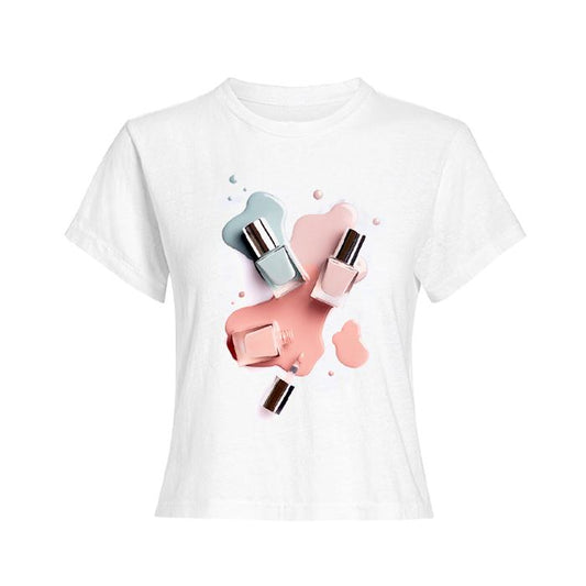 Oh My Nail Polish Tee Shirts & Tops Every Day And Night Style 1 S 