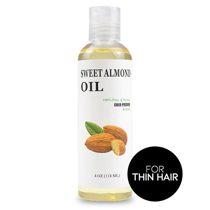 Sweet Almond Oil Hair Care Every Day And Night 