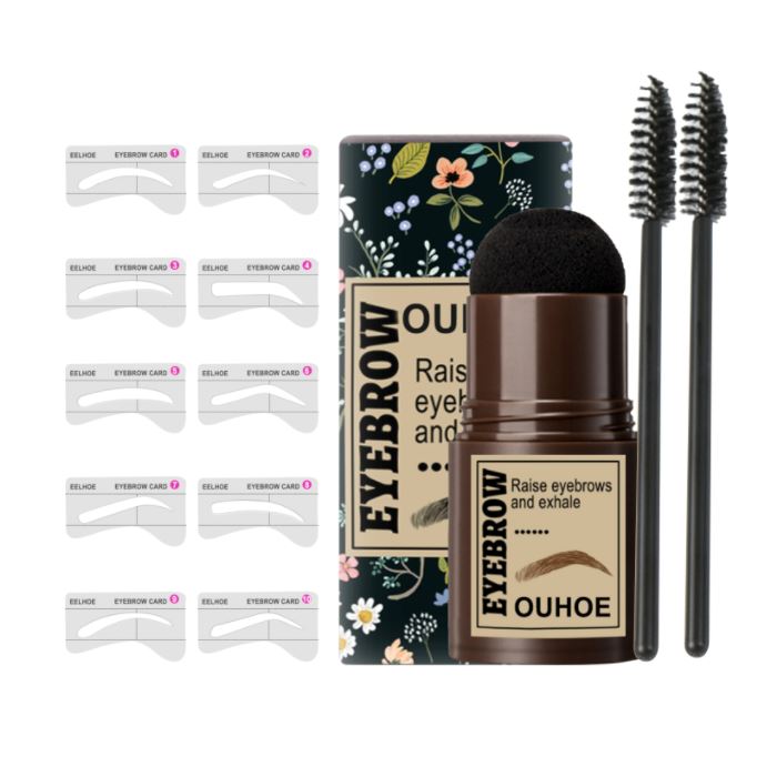 Stamp On Eyebrow Cushion Kit Make-up Every Day And Night 