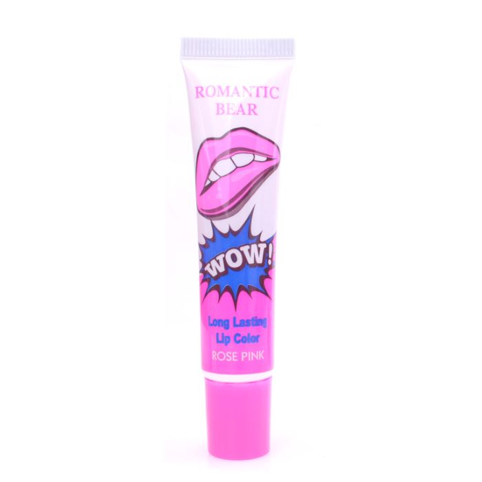 12HRS Peel Off Lip Tattoo Tint Make-up Every Day And Night Rose Pink 1pc 