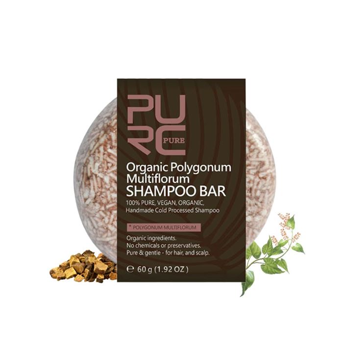 Herbal Essential Oil Infused Shampoo Bar (Fallopia Multiflora) Hair Styling Tools Every Day And Night 1pc 