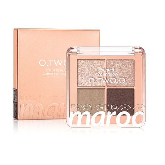 4 Shades Mini Eyeshadow Palette Make-up Every Day And Night 01# Sahara Desert 