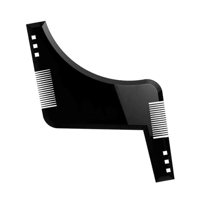 Men Beard Easy Shaving Template Guide Hair Styling Tools Every Day And Night Black 1pc 