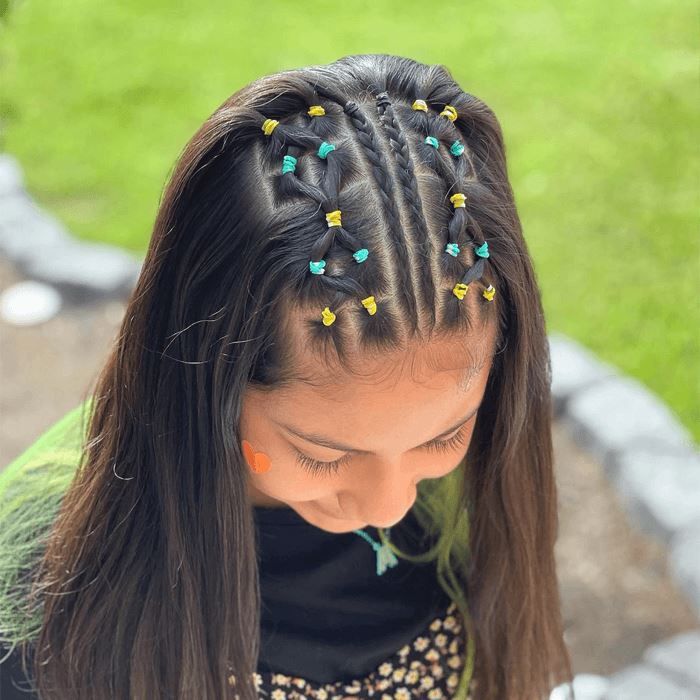 Damage Free Rubber Bands (650 pcs) Hair Accessories Every Day And Night 