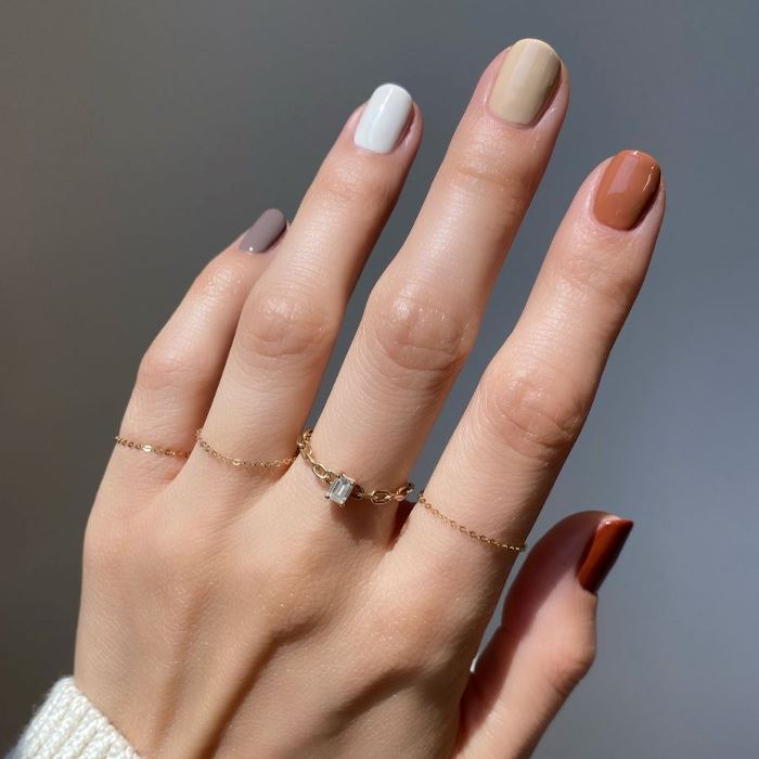 Cream-like Nail Gel (Fall & Winter) Nail Every Day And Night 