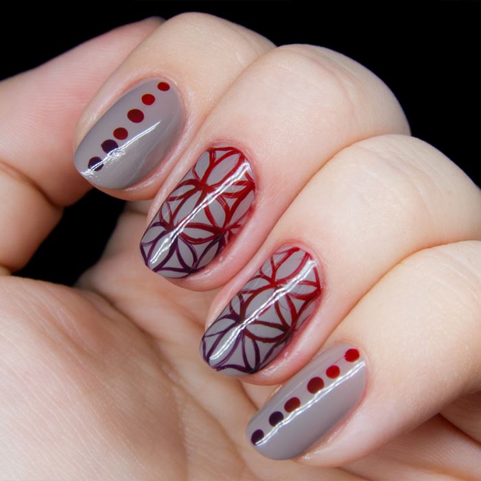 Hollow Nail Art Sticker Nail Every Day And Night 