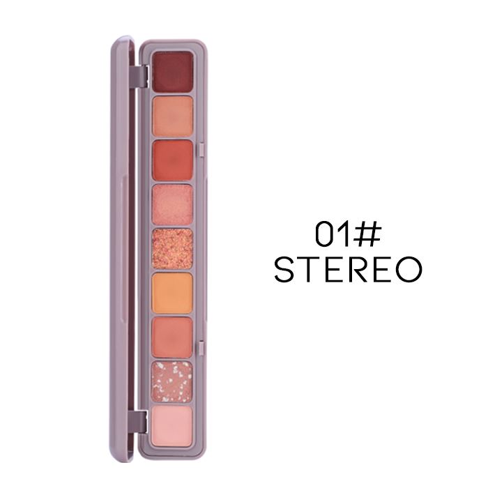 9 Shades Ruler Eyeshadow Palette Make-up Every Day And Night 01# Stereo 2pcs (26% OFF) $17.00 Each 