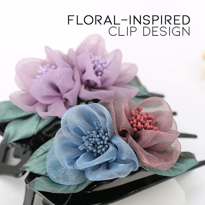 Elegant Floral Hair Clip Hair Styling Tools Every Day And Night 