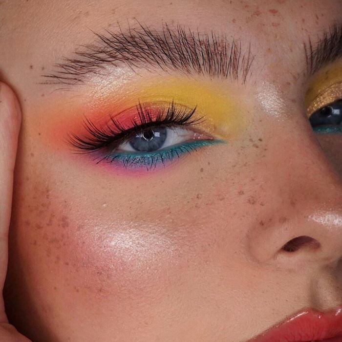 Rainbow 16 Shades Eyeshadow Palette Make-up Every Day And Night 