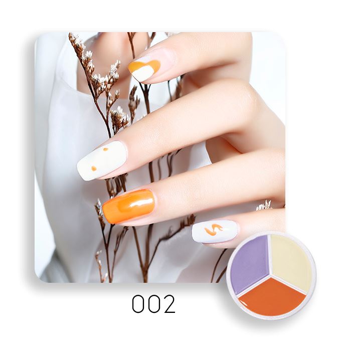3-in-1 Cream-like Nail Gel Nail Every Day And Night 002 