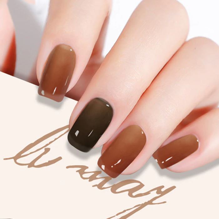 Color Gel Nail Polish (See-Through Collection) Every Day And Night 