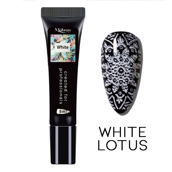 Nail Stamp Art Nail Polishes Every Day And Night White Lotus 