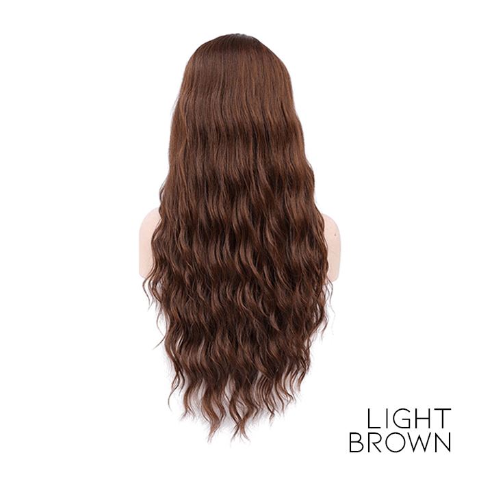 Long Wavy Hairstyle Wig Morning Shades Light Brown 