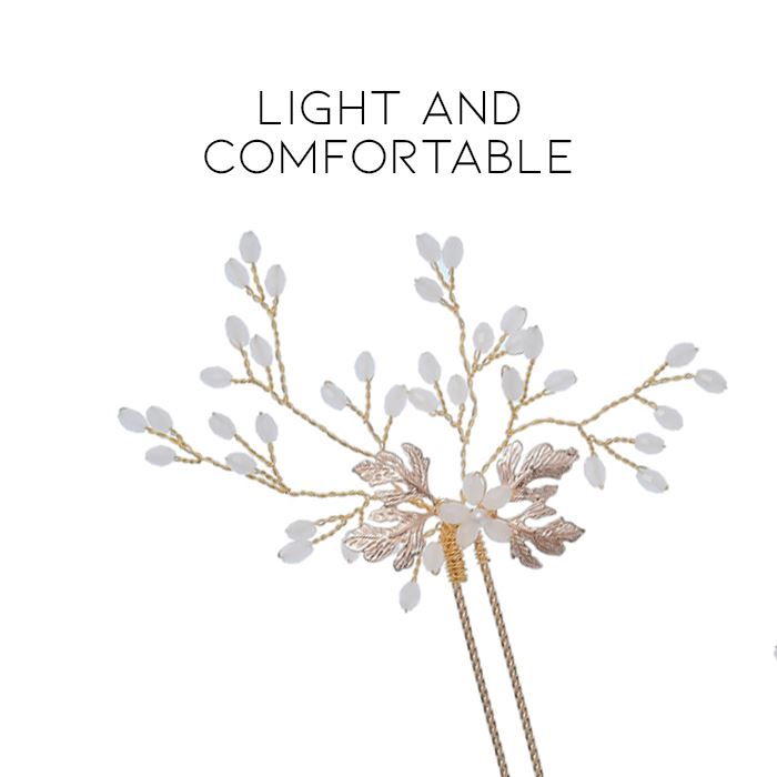 Simple & Elegant Handmade Bridal Hair Comb Hair Styling Tools Every Day And Night 