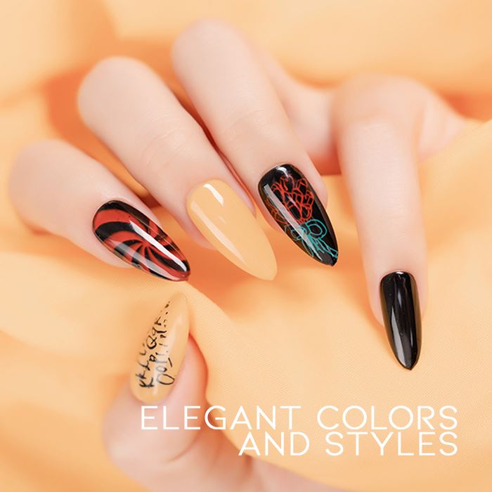 Nail Stamp Art Nail Polishes Every Day And Night 