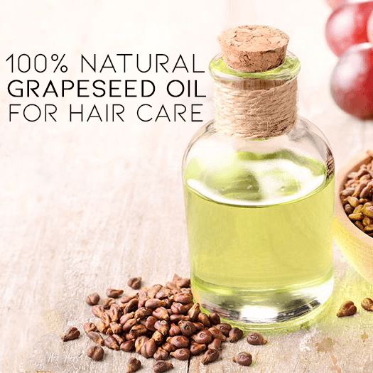 Grape Seed Oil Hair Care Every Day And Night 