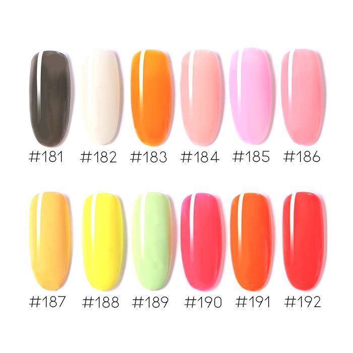 Color Gel Nail Polish (Neon Color Collection) Every Day And Night #182 