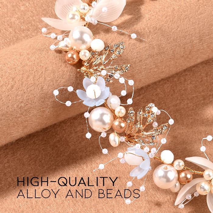 Simple & Elegant Handmade Bridal Headband Hair Styling Tools Every Day And Night 