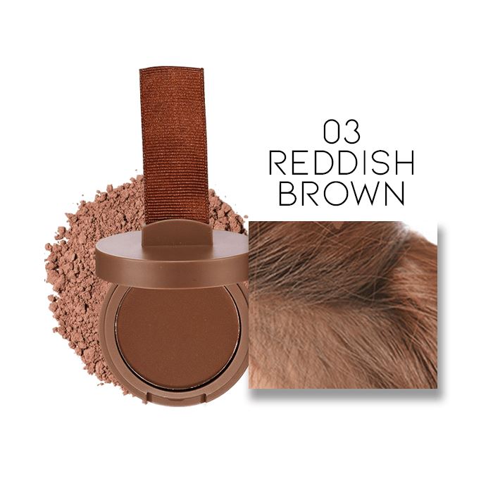 Hairline Shading Powder Cusion Morning Shades 03 Reddish Brown 