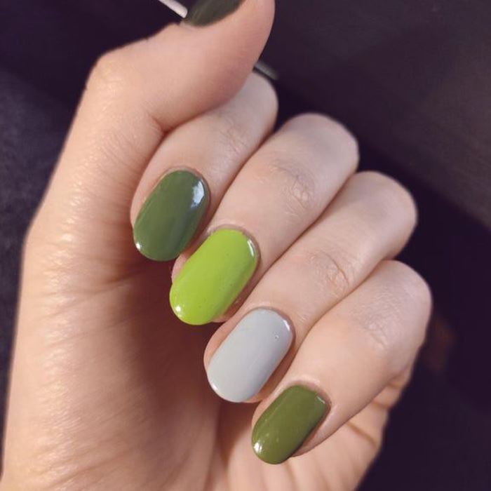 Color Gel Nail Polish (Avocado Color Collection) Every Day And Night 