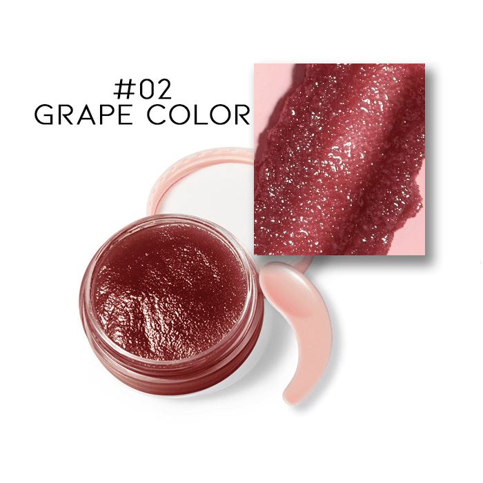 Lip Reboot Exfoliator Morning Shades Grape Color 