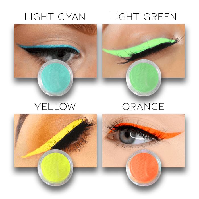 Neon Color Eyeliner Gel Morning Shades Light Cyan 