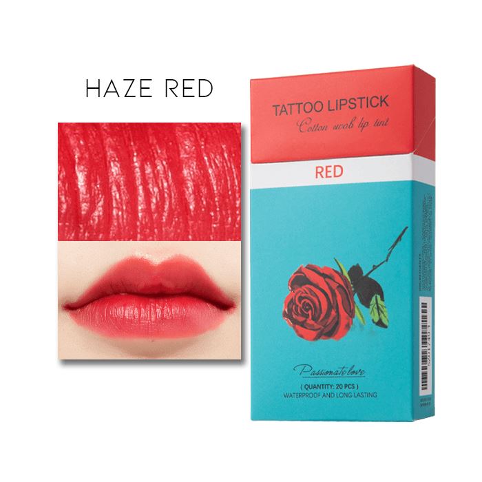12HRS Tattoo Lip Tint Morning Shades Haze Red 
