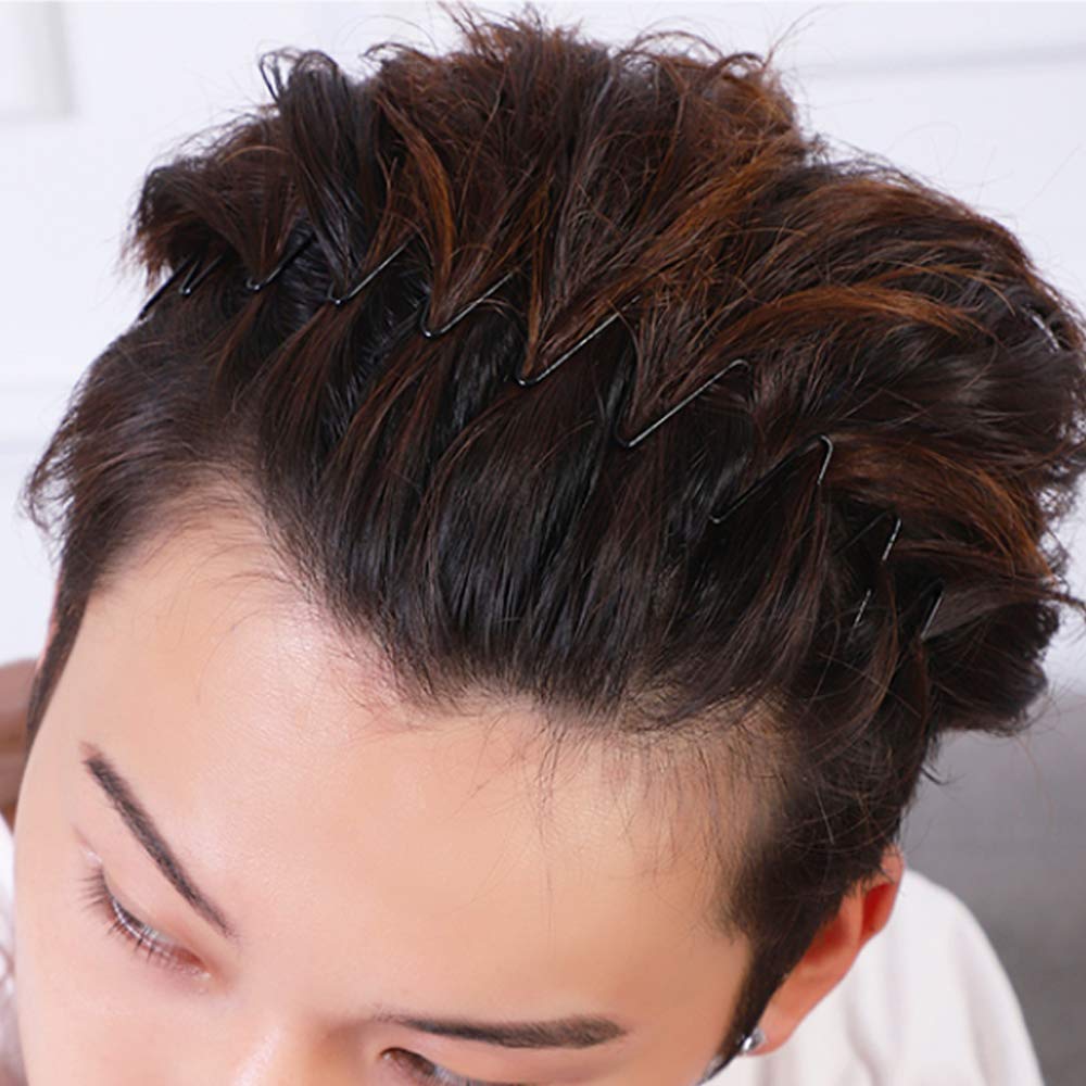 Men Styling Metal Headband Hair Accessories Every Day And Night 