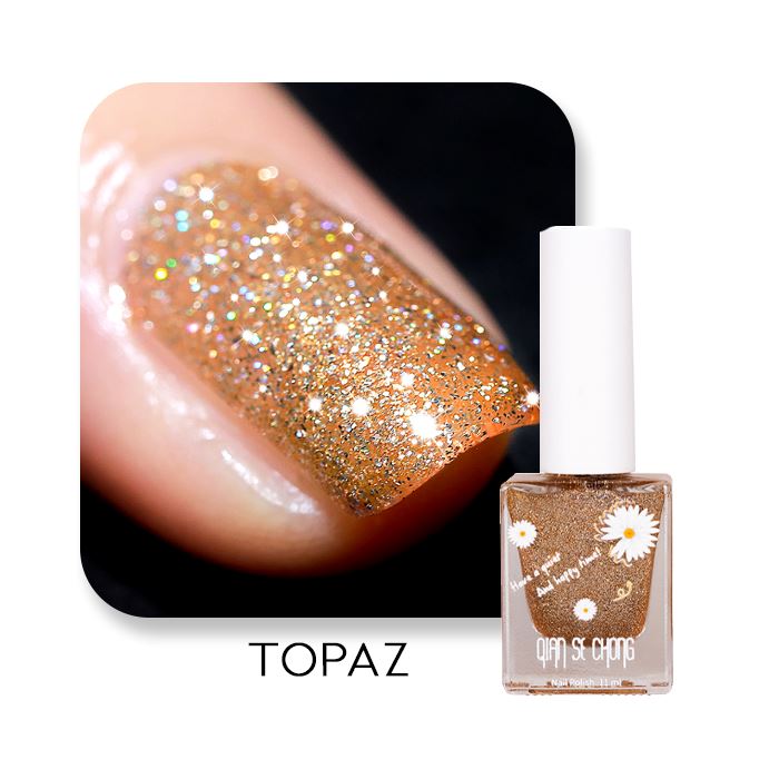 Easy Peel Off Glitter Nail Polish Nail Every Day And Night Topaz 2pcs (28% OFF) $14.50 Each 