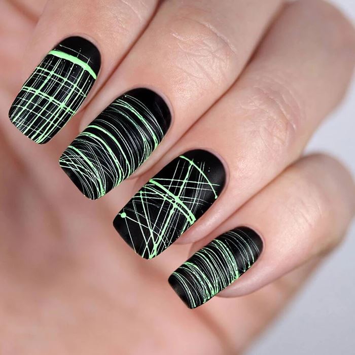 Graphic Line Art Nail Gel Every Day And Night 