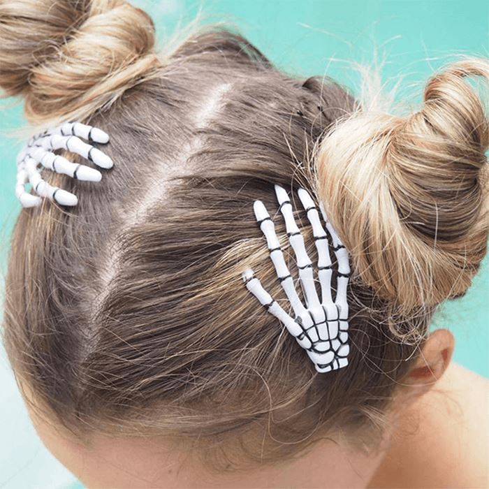 Skeleton Hand Hair Clips Hair Accessories Every Day And Night 