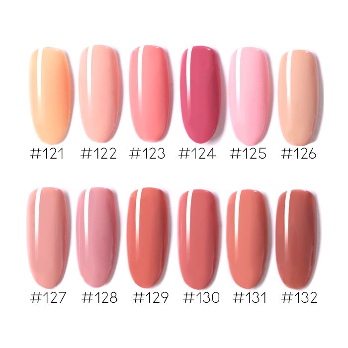 Color Gel Nail Polish (Pink Color Collection) Every Day And Night #122 