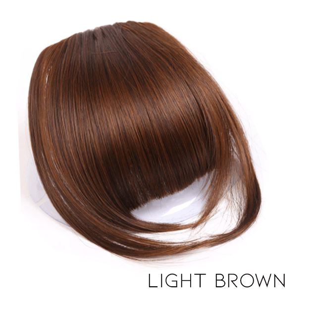 Seamless Clip-In Bangs Morning Shades Light Brown 
