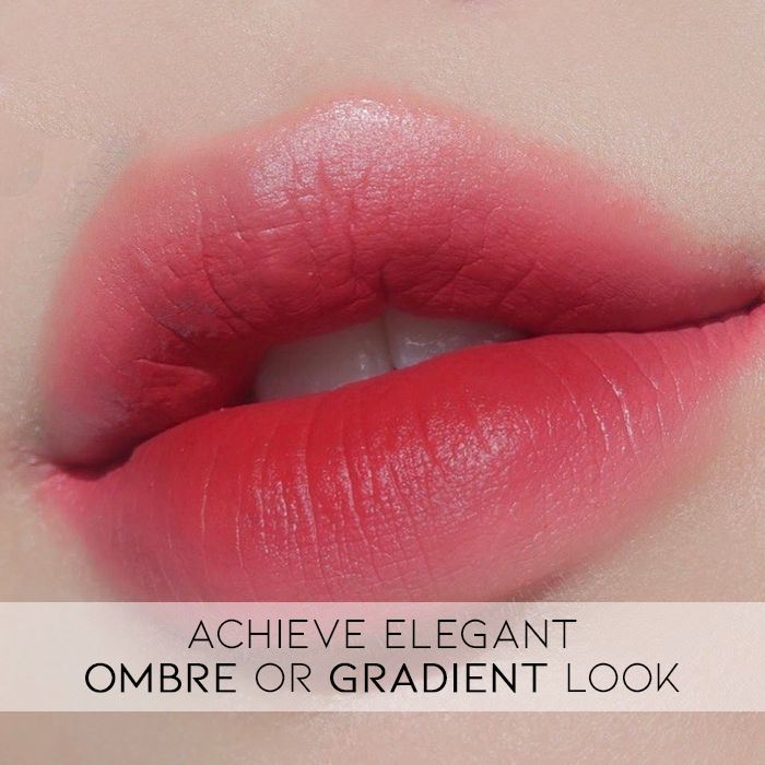 Gradient Lips Build-in Sponge Liquid Lipstick Make-up Every Day And Night 